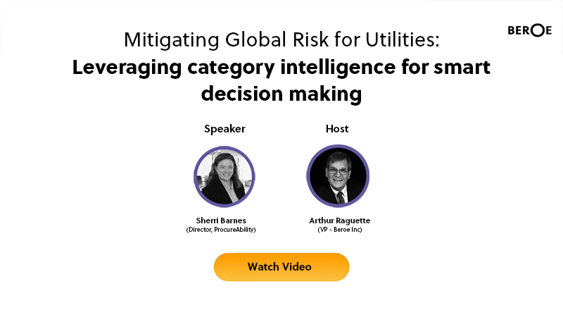 Mitigating Global Risk for Utilities  Leveraging category intelligence for smart decision