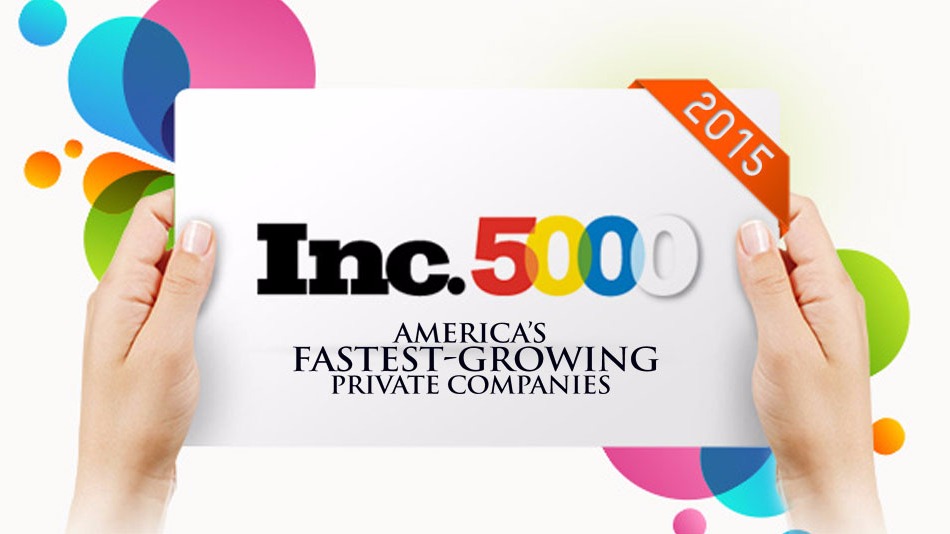 INC 5000 - America's Fastest Growing Private Companies 2015