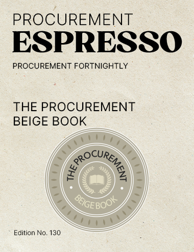 The Procurement Beige Book