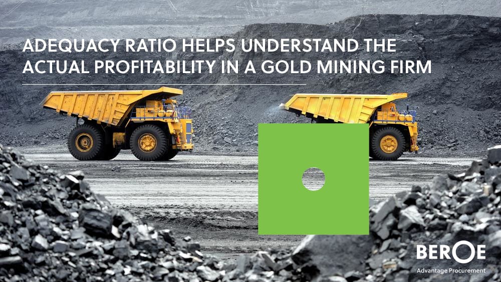 Adequacy ratio - Gold mining firm