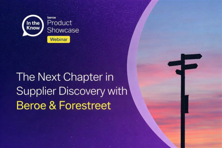 The next chapter in supplier discovery- Changing what's possible with Beroe & Forestreet